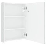 vidaXL Dulap de baie cu oglindă și LED, alb strălucitor, 50x13x70 cm vidaXL Dulap de baie cu oglindă și LED, alb strălucitor, 50x13x70 cm