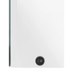 vidaXL Dulap de baie cu oglindă și LED, alb strălucitor, 50x13x70 cm vidaXL Dulap de baie cu oglindă și LED, alb strălucitor, 50x13x70 cm