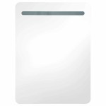 vidaXL Dulap de baie cu oglindă și LED, gri strălucitor, 60x11x80 cm vidaXL Dulap de baie cu oglindă și LED, gri strălucitor, 60x11x80 cm