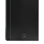 vidaXL Dulap de baie cu oglindă și LED, negru strălucitor, 80x12x68 cm