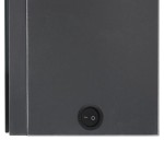 vidaXL Dulap de baie cu oglindă și LED, gri, 62x14x60 cm