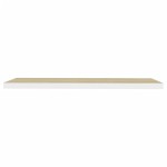 vidaXL Raft de perete suspendat, stejar și alb, 90x23,5x3,8 cm, MDF