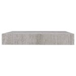 vidaXL Rafturi perete suspendate 2 buc. gri beton 23x23,5x3,8 cm MDF vidaXL Rafturi perete suspendate 2 buc. gri beton 23x23,5x3,8 cm MDF