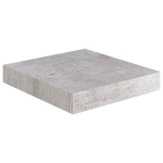vidaXL Rafturi perete suspendate 4 buc. gri beton 23x23,5x3,8 cm MDF