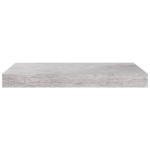 vidaXL Rafturi de perete suspendate 2 buc. gri beton 40x23x3,8 cm MDF