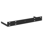 vidaXL Rafturi de perete suspendate 2 buc. gri beton 40x23x3,8 cm MDF