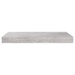 vidaXL Rafturi de perete suspendate 2 buc. gri beton 50x23x3,8 cm MDF