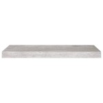vidaXL Rafturi perete suspendate, 2 buc., gri beton 60x23,5x3,8 cm MDF