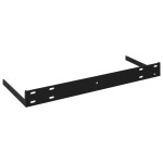 vidaXL Rafturi perete suspendate, 2 buc., gri beton 60x23,5x3,8 cm MDF