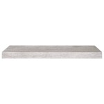 vidaXL Rafturi de perete, 4 buc., gri beton, 60x23,5x3,8 cm, MDF