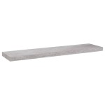 vidaXL Rafturi perete suspendate 2 buc. gri beton 90x23,5x3,8 cm MDF