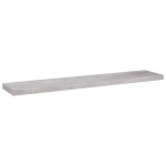 vidaXL Rafturi perete suspendate 2 buc. gri beton 120x23,5x3,8 cm MDF vidaXL Rafturi perete suspendate 2 buc. gri beton 120x23,5x3,8 cm MDF