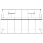vidaXL Sere cu cadru de bază, argintiu, 334x169x195 cm, aluminiu vidaXL Sere cu cadru de bază, argintiu, 334x169x195 cm, aluminiu