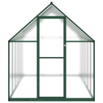 vidaXL Sere cu cadru de bază, verde, 334x169x195 cm, aluminiu vidaXL Sere cu cadru de bază, verde, 334x169x195 cm, aluminiu