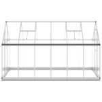 vidaXL Sere cu cadru de bază, argintiu, 334x169x202 cm, aluminiu vidaXL Sere cu cadru de bază, argintiu, 334x169x202 cm, aluminiu