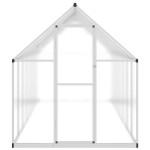 vidaXL Sere cu cadru de bază, argintiu, 445x169x195 cm, aluminiu vidaXL Sere cu cadru de bază, argintiu, 445x169x195 cm, aluminiu