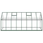 vidaXL Sere cu cadru de bază, verde, 445x169x195 cm, aluminiu vidaXL Sere cu cadru de bază, verde, 445x169x195 cm, aluminiu