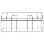 vidaXL Sere cu cadru de bază, antracit, 445x169x195 cm, aluminiu vidaXL Sere cu cadru de bază, antracit, 445x169x195 cm, aluminiu