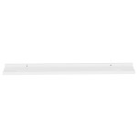 vidaXL Rafturi de perete, 2 buc., alb extralucios, 100x9x3 cm vidaXL Rafturi de perete, 2 buc., alb extralucios, 100x9x3 cm