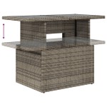 vidaXL Set mobilier grădină cu perne, 6 piese, gri, poliratan vidaXL Set mobilier grădină cu perne, 6 piese, gri, poliratan