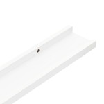 vidaXL Rafturi de perete, 4 buc., alb, 80x9x3 cm
