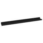 vidaXL Rafturi de perete, 4 buc., negru, 80x9x3 cm vidaXL Rafturi de perete, 4 buc., negru, 80x9x3 cm