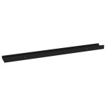 vidaXL Rafturi de perete, 4 buc., negru, 80x9x3 cm vidaXL Rafturi de perete, 4 buc., negru, 80x9x3 cm