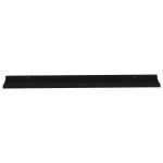 vidaXL Rafturi de perete, 4 buc., negru, 115x9x3 cm