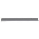 vidaXL Rafturi de perete, 2 buc., gri, 100x9x3 cm