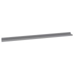 vidaXL Rafturi de perete, 2 buc., gri, 115x9x3 cm vidaXL Rafturi de perete, 2 buc., gri, 115x9x3 cm