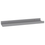 vidaXL Rafturi de perete, 4 buc., gri, 40x9x3 cm