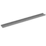 vidaXL Rafturi de perete, 4 buc., gri, 100x9x3 cm