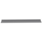 vidaXL Rafturi de perete, 4 buc., gri, 100x9x3 cm