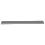 vidaXL Rafturi de perete, 4 buc., gri, 115x9x3 cm