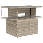 vidaXL Set canapele de grădină cu perne 10 piese gri deschis poliratan vidaXL Set canapele de grădină cu perne 10 piese gri deschis poliratan