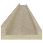 vidaXL Rafturi de perete, 4 buc., stejar sonoma, 115x9x3 cm vidaXL Rafturi de perete, 4 buc., stejar sonoma, 115x9x3 cm