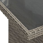 vidaXL Set canapele de grădină cu perne, 11 piese, gri, poliratan vidaXL Set canapele de grădină cu perne, 11 piese, gri, poliratan