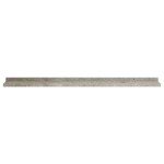 vidaXL Rafturi de perete, 2 buc., gri beton, 100x9x3 cm