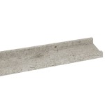 vidaXL Rafturi de perete, 2 buc., gri beton, 100x9x3 cm