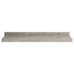 vidaXL Rafturi de perete, 4 buc., gri beton, 40x9x3 cm