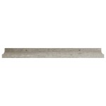vidaXL Rafturi de perete, 4 buc., gri beton, 60x9x3 cm