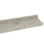 vidaXL Rafturi de perete, 4 buc., gri beton, 80x9x3 cm