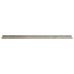 vidaXL Rafturi de perete, 4 buc., gri beton, 115x9x3 cm