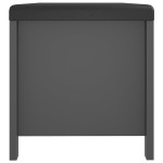 vidaXL Cutie de depozitare cu pernă, gri, 105x40x45cm, lemn prelucrat vidaXL Cutie de depozitare cu pernă, gri, 105x40x45cm, lemn prelucrat
