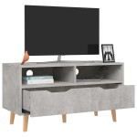 vidaXL Comodă TV, gri beton, 90x40x48,5 cm, lemn prelucrat