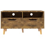 vidaXL Comodă TV, stejar afumat, 90x40x48,5 cm, lemn prelucrat vidaXL Comodă TV, stejar afumat, 90x40x48,5 cm, lemn prelucrat