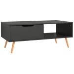 vidaXL Măsuță de cafea, gri, 100x49,5x43 cm, lemn prelucrat vidaXL Măsuță de cafea, gri, 100x49,5x43 cm, lemn prelucrat