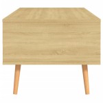 vidaXL Măsuță de cafea, stejar sonoma, 100x49,5x43 cm, lemn prelucrat vidaXL Măsuță de cafea, stejar sonoma, 100x49,5x43 cm, lemn prelucrat