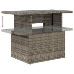 vidaXL Set mobilier grădină cu perne, 6 piese, gri, poliratan vidaXL Set mobilier grădină cu perne, 6 piese, gri, poliratan
