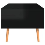 vidaXL Măsuță cafea, negru extralucios, 100x49,5x43 cm lemn prelucrat vidaXL Măsuță cafea, negru extralucios, 100x49,5x43 cm lemn prelucrat